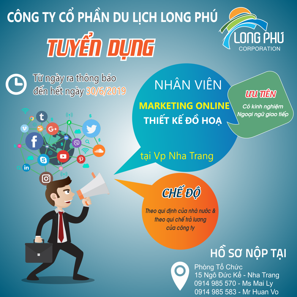 Tuyển dụng nhân viên Marketing Online